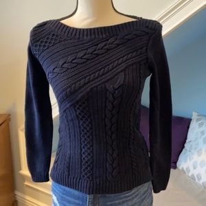 Talbots Navy Sweater